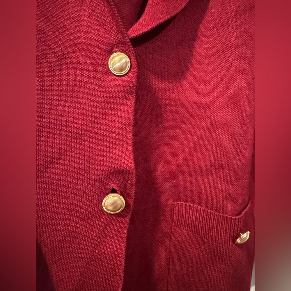 Red Cardigan - Picture 3 of 5